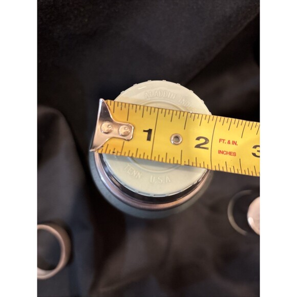 VTG Aladdin Stanley Thermos A-944C Quart No. 100 Cup No. 11 Stopper Green Steel - Picture 14 of 15